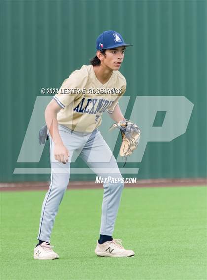 Thumbnail 1 in Alexander vs. Brennan (UIL 6A Bi-District Playoffs) photogallery.
