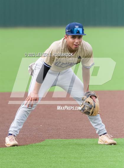 Thumbnail 1 in Alexander vs. Brennan (UIL 6A Bi-District Playoffs) photogallery.