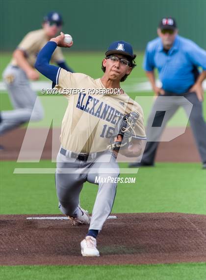 Thumbnail 1 in Alexander vs. Brennan (UIL 6A Bi-District Playoffs) photogallery.