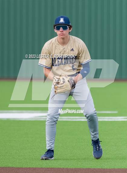 Thumbnail 1 in Alexander vs. Brennan (UIL 6A Bi-District Playoffs) photogallery.