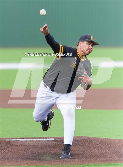 Thumbnail 1 in Alexander vs. Brennan (UIL 6A Bi-District Playoffs) photogallery.