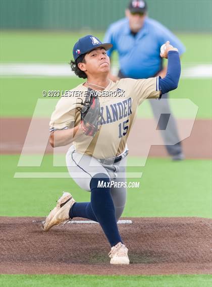 Thumbnail 2 in Alexander vs. Brennan (UIL 6A Bi-District Playoffs) photogallery.