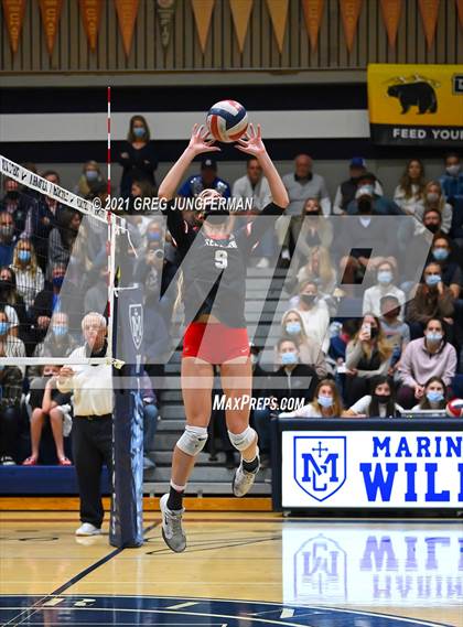 Thumbnail 1 in Redwood @ Marin Catholic (CIF NCS D2 Final) photogallery.