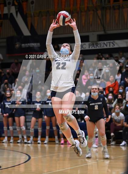 Thumbnail 2 in Redwood @ Marin Catholic (CIF NCS D2 Final) photogallery.