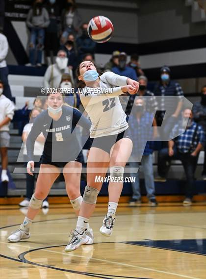 Thumbnail 1 in Redwood @ Marin Catholic (CIF NCS D2 Final) photogallery.