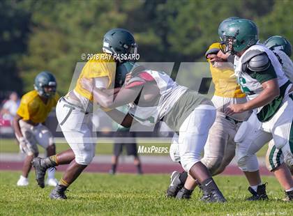 Thumbnail 2 in Bay Shore vs William Floyd Scrimmage photogallery.