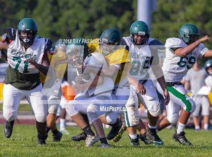 Thumbnail 1 in Bay Shore vs William Floyd Scrimmage photogallery.