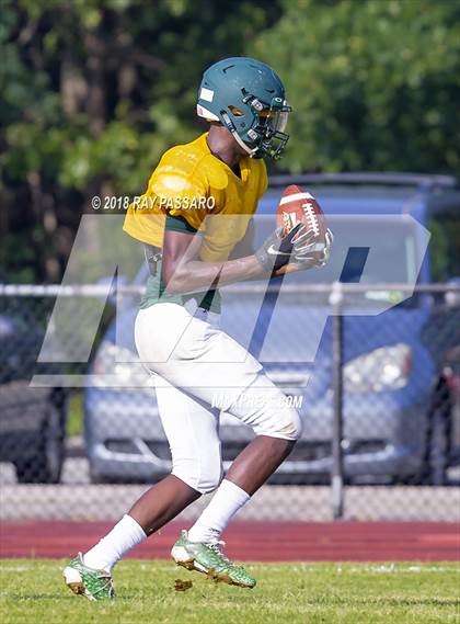 Thumbnail 1 in Bay Shore vs William Floyd Scrimmage photogallery.