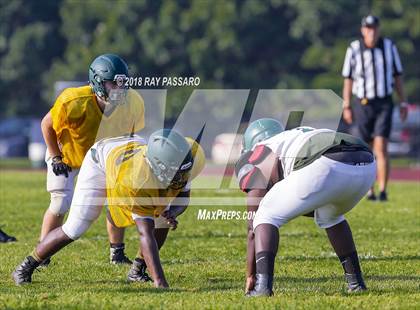 Thumbnail 1 in Bay Shore vs William Floyd Scrimmage photogallery.