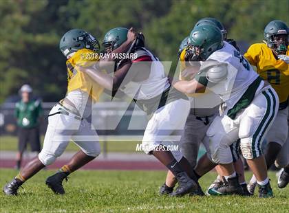 Thumbnail 1 in Bay Shore vs William Floyd Scrimmage photogallery.
