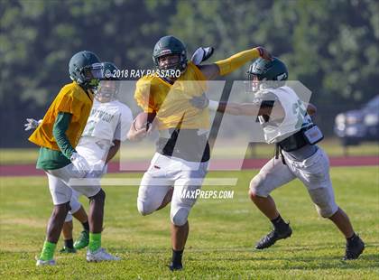 Thumbnail 1 in Bay Shore vs William Floyd Scrimmage photogallery.