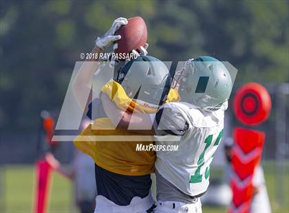 Thumbnail 1 in Bay Shore vs William Floyd Scrimmage photogallery.