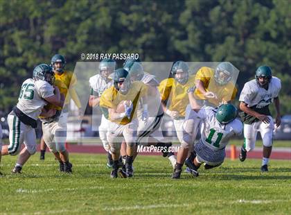 Thumbnail 1 in Bay Shore vs William Floyd Scrimmage photogallery.