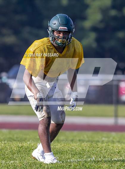Thumbnail 1 in Bay Shore vs William Floyd Scrimmage photogallery.