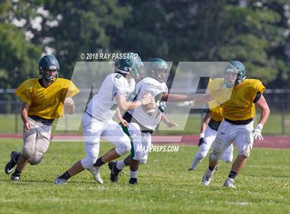 Thumbnail 1 in Bay Shore vs William Floyd Scrimmage photogallery.