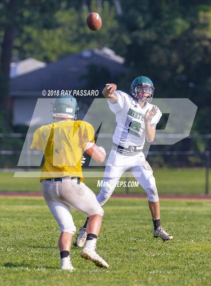 Thumbnail 2 in Bay Shore vs William Floyd Scrimmage photogallery.