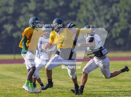 Thumbnail 3 in Bay Shore vs William Floyd Scrimmage photogallery.
