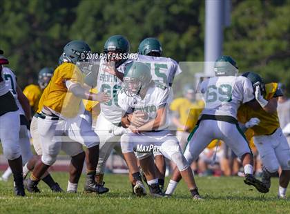 Thumbnail 1 in Bay Shore vs William Floyd Scrimmage photogallery.