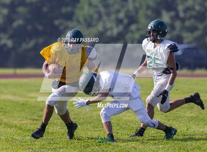 Thumbnail 2 in Bay Shore vs William Floyd Scrimmage photogallery.