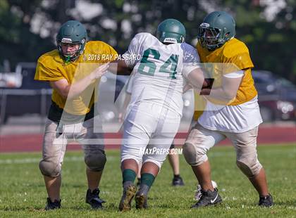 Thumbnail 1 in Bay Shore vs William Floyd Scrimmage photogallery.