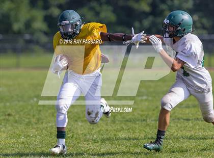 Thumbnail 1 in Bay Shore vs William Floyd Scrimmage photogallery.