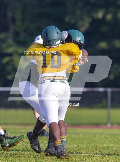Thumbnail 1 in Bay Shore vs William Floyd Scrimmage photogallery.