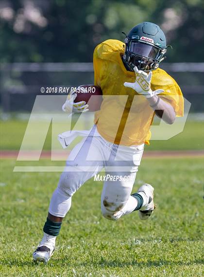 Thumbnail 2 in Bay Shore vs William Floyd Scrimmage photogallery.