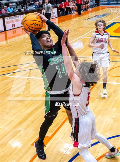 Thumbnail 1 in Manila vs. Wendover (UHSAA 1A Quarterfinal) photogallery.