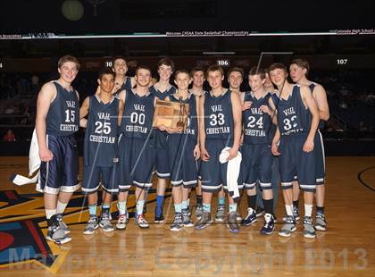Thumbnail 3 in Caliche vs. Vail Christian (CHSAA 1A Third Place) photogallery.