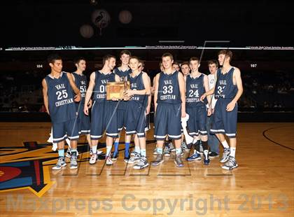 Thumbnail 2 in Caliche vs. Vail Christian (CHSAA 1A Third Place) photogallery.