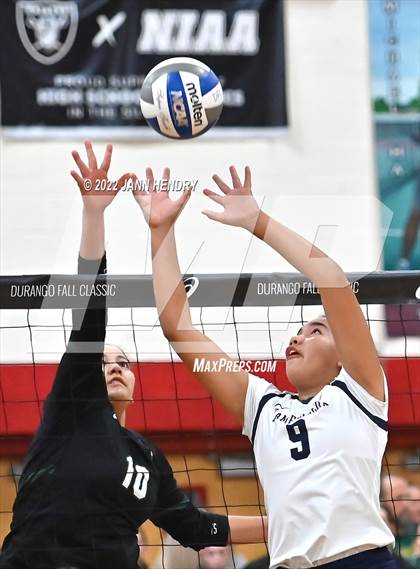 Thumbnail 1 in Kamehameha Kapalama vs. Ontario Christian (Durango Fall Classic) photogallery.