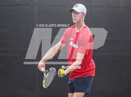 Thumbnail 2 in UIL 4A Boys Tennis (Round of 16) photogallery.