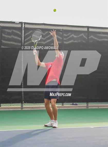 Thumbnail 3 in UIL 4A Boys Tennis (Round of 16) photogallery.