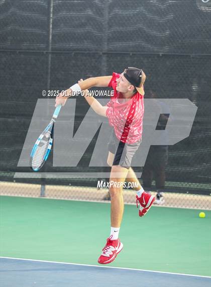 Thumbnail 2 in UIL 4A Boys Tennis (Round of 16) photogallery.