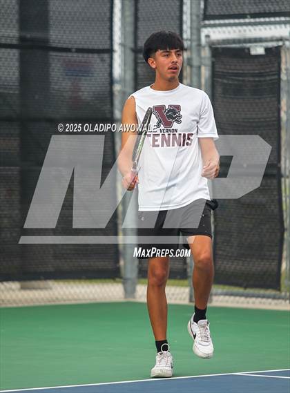Thumbnail 3 in UIL 4A Boys Tennis (Round of 16) photogallery.