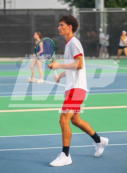 Thumbnail 3 in UIL 4A Boys Tennis (Round of 16) photogallery.