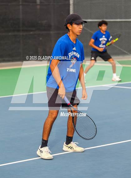 Thumbnail 3 in UIL 4A Boys Tennis (Round of 16) photogallery.