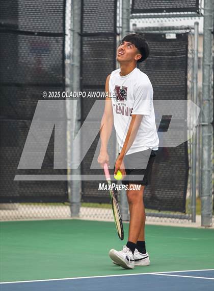 Thumbnail 3 in UIL 4A Boys Tennis (Round of 16) photogallery.