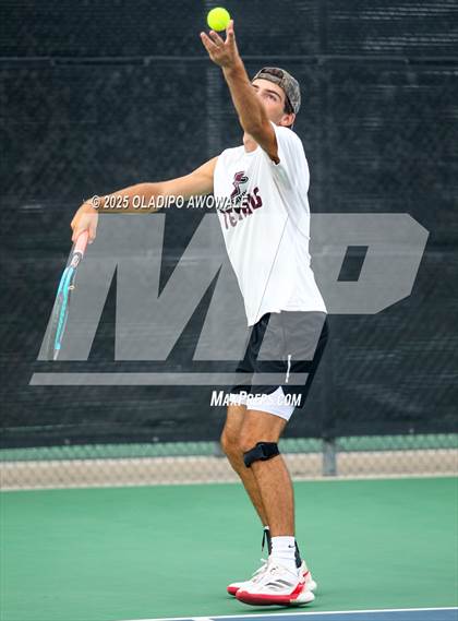 Thumbnail 2 in UIL 4A Boys Tennis (Round of 16) photogallery.