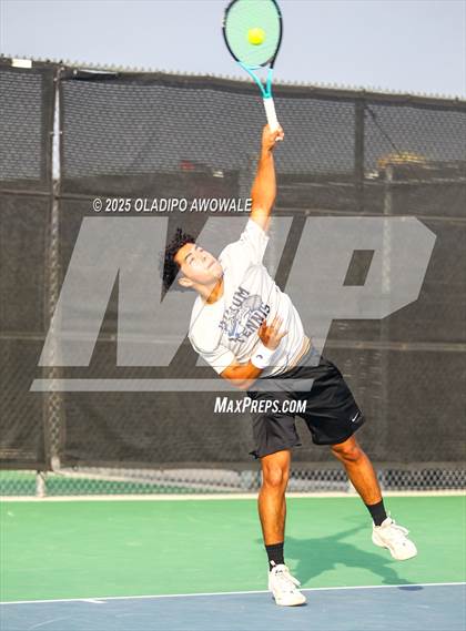 Thumbnail 3 in UIL 4A Boys Tennis (Round of 16) photogallery.