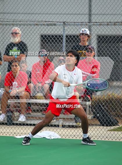 Thumbnail 2 in UIL 4A Boys Tennis (Round of 16) photogallery.