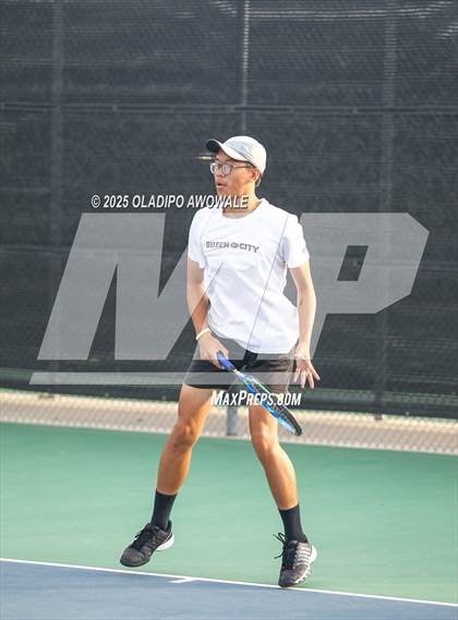 Thumbnail 3 in UIL 4A Boys Tennis (Round of 16) photogallery.