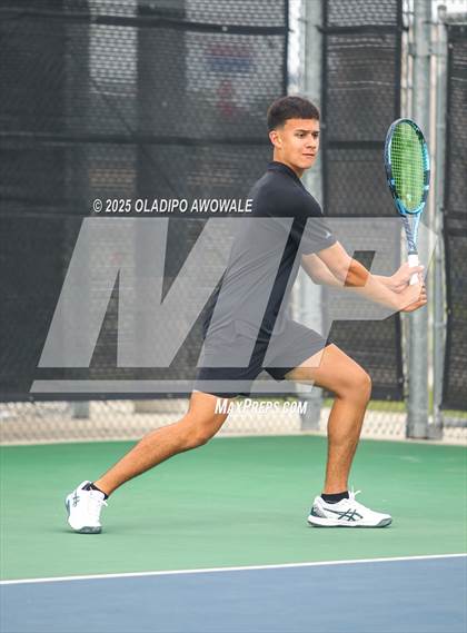 Thumbnail 2 in UIL 4A Boys Tennis (Round of 16) photogallery.