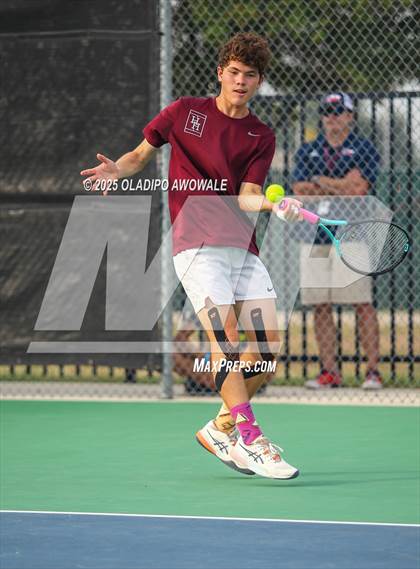 Thumbnail 2 in UIL 4A Boys Tennis (Round of 16) photogallery.