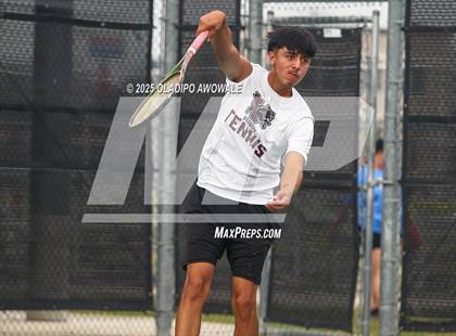 Thumbnail 2 in UIL 4A Boys Tennis (Round of 16) photogallery.