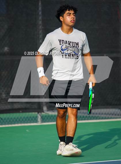 Thumbnail 3 in UIL 4A Boys Tennis (Round of 16) photogallery.