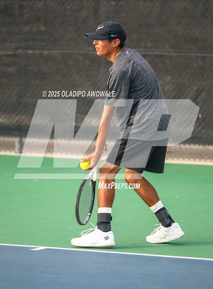 Thumbnail 2 in UIL 4A Boys Tennis (Round of 16) photogallery.