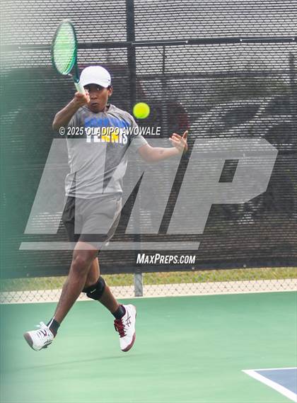 Thumbnail 2 in UIL 4A Boys Tennis (Round of 16) photogallery.