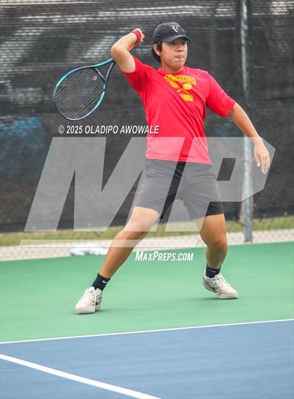 Thumbnail 2 in UIL 4A Boys Tennis (Round of 16) photogallery.