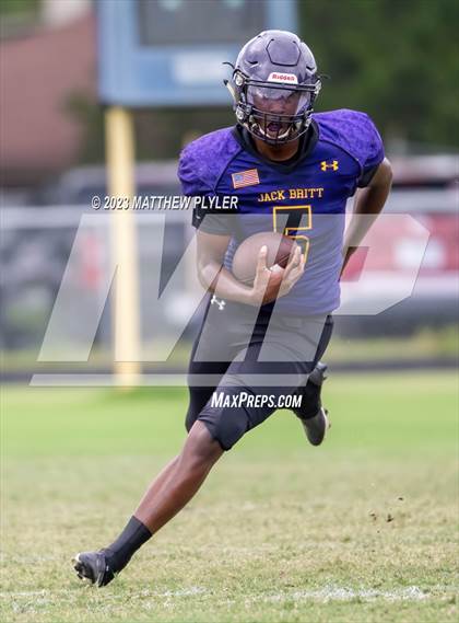 Thumbnail 2 in Jack Britt vs Apex Friendship (Cumberland County Schools Football Jamboree 2023) photogallery.